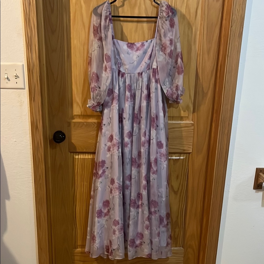 Floral Chiffon Dress